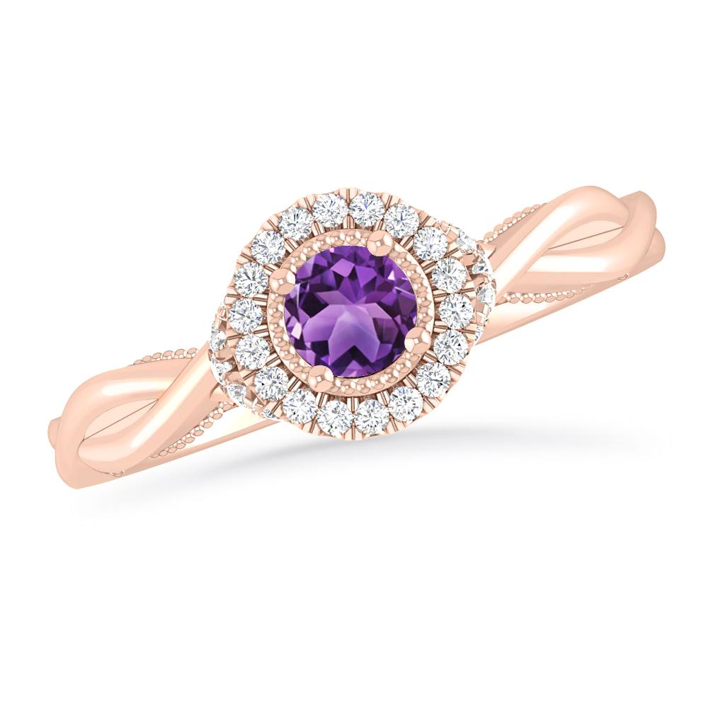 Rose Gold - Amethyst