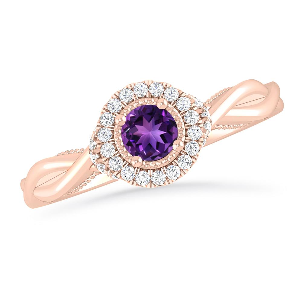 Rose Gold - Amethyst