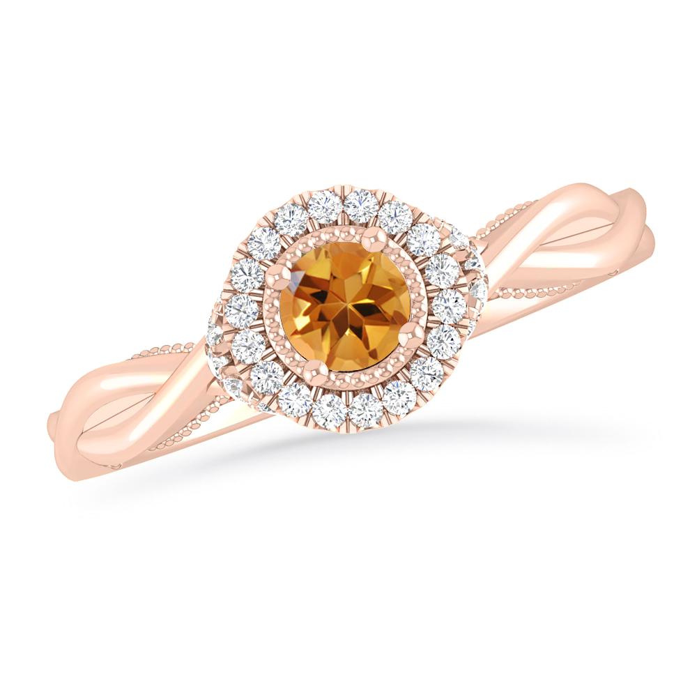 Rose Gold - Citrine