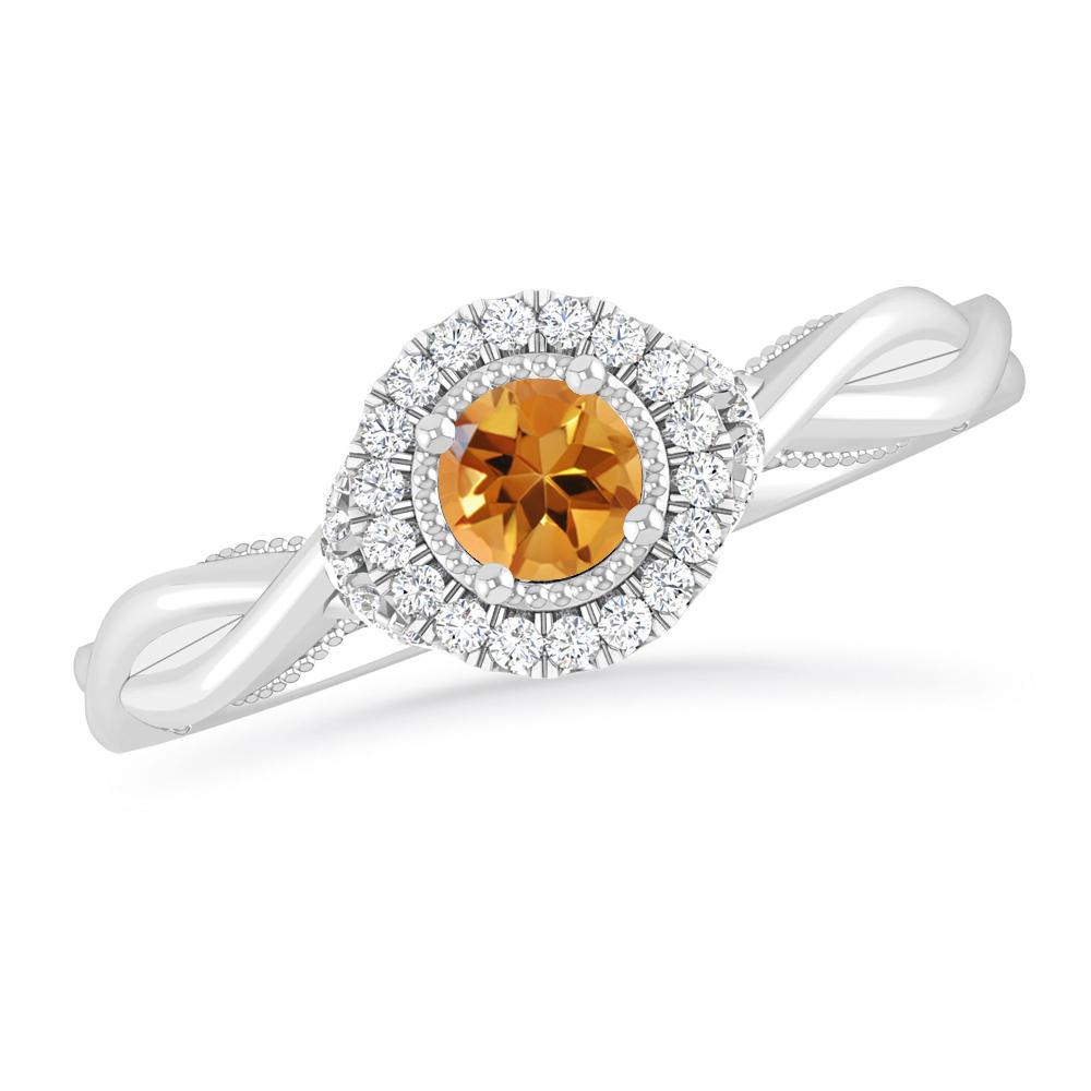 White Gold - Citrine