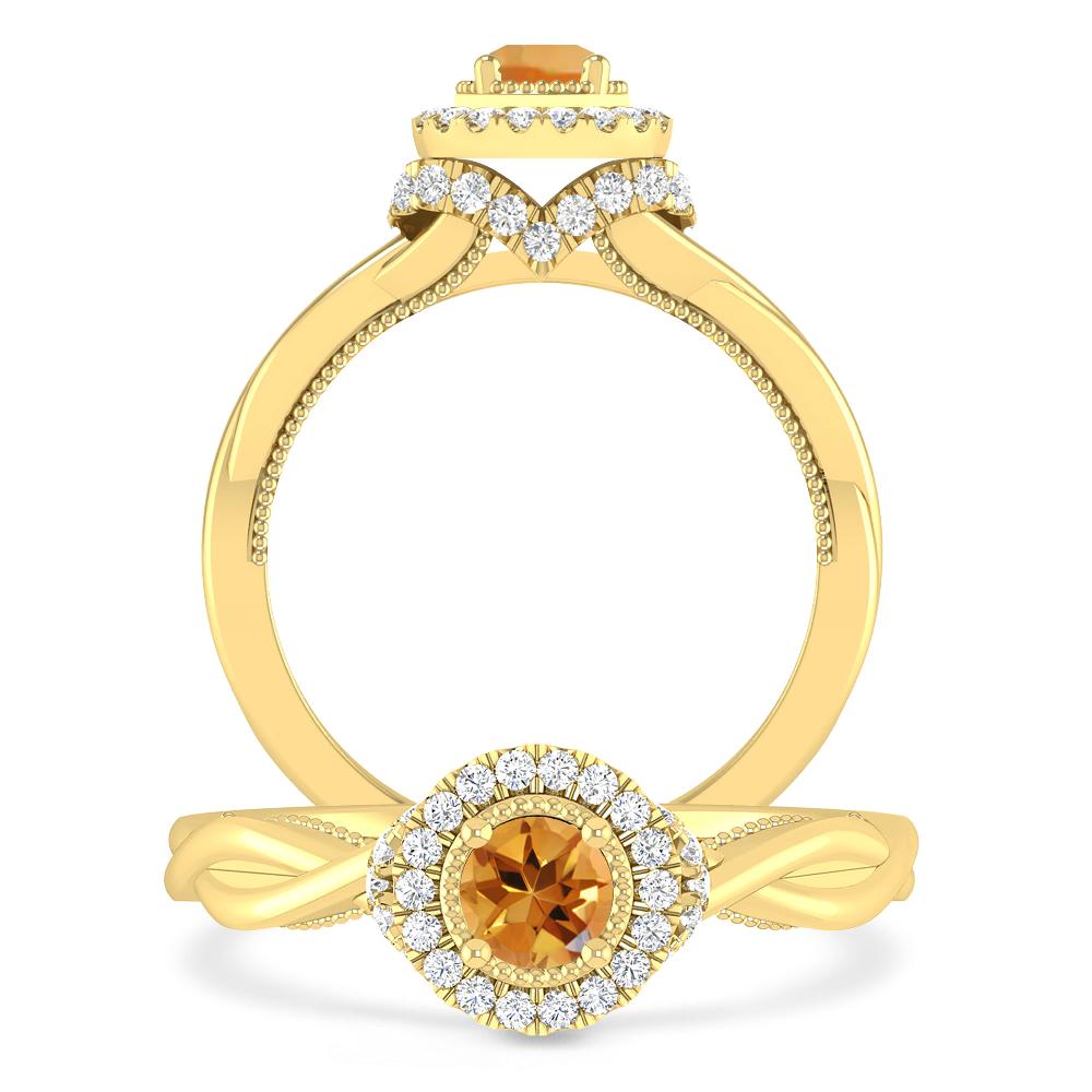 Yellow Gold - Citrine