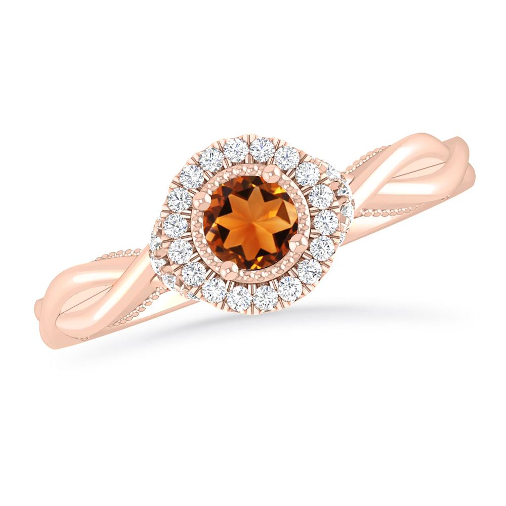 Rose Gold - Citrine