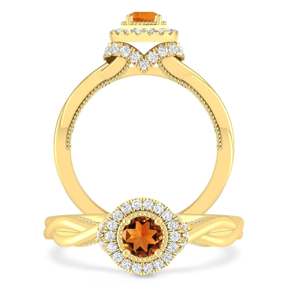 Yellow Gold - Citrine