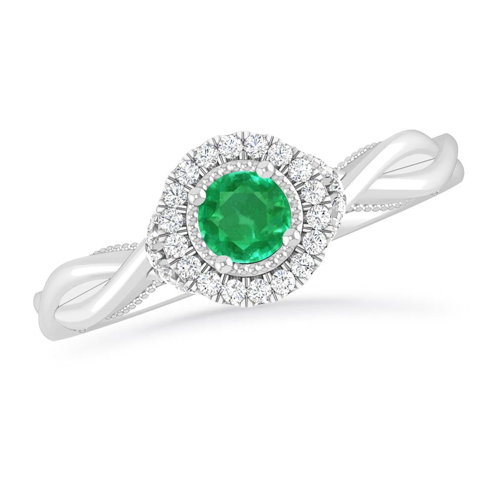 White Gold - Emerald