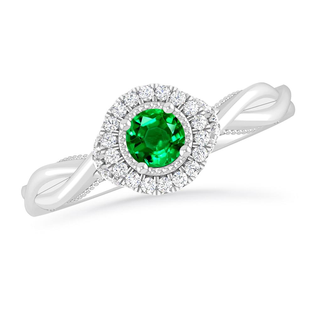 White Gold - Emerald