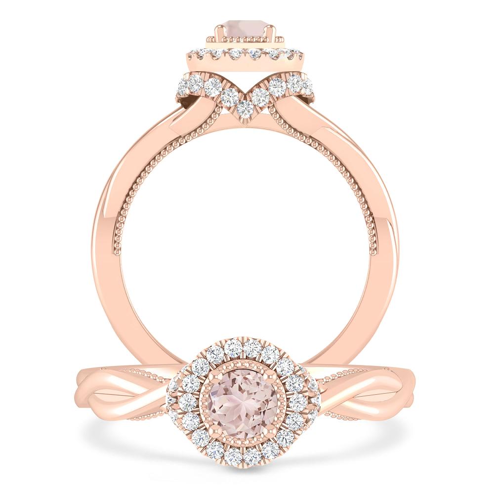 Rose Gold - Morganite