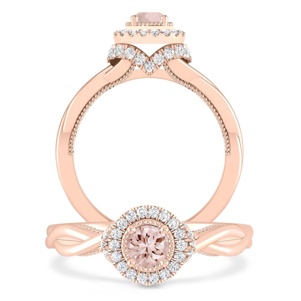 Rose Gold - Morganite