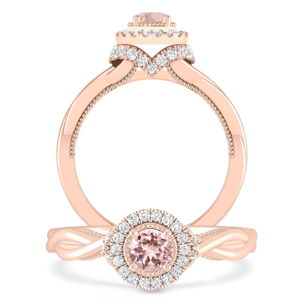 Rose Gold - Morganite