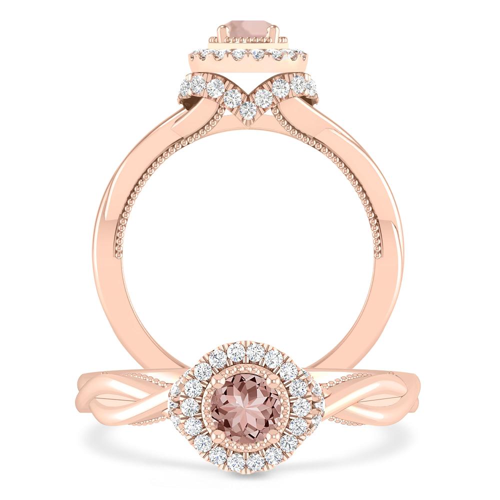 Rose Gold - Morganite