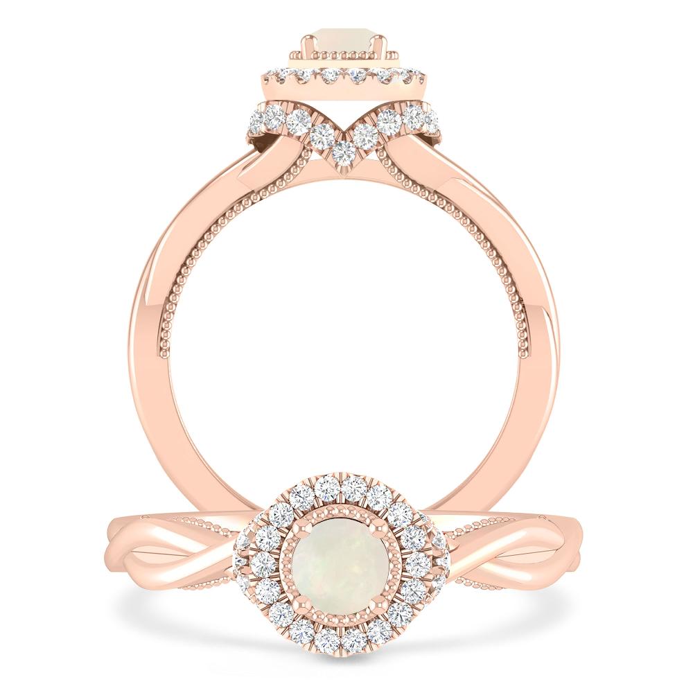 Rose Gold - Opal