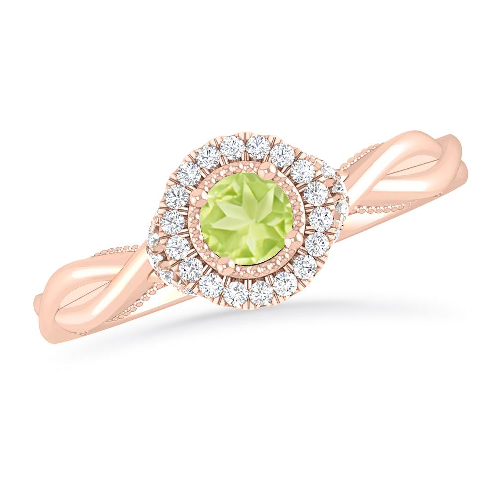 Rose Gold - Peridot