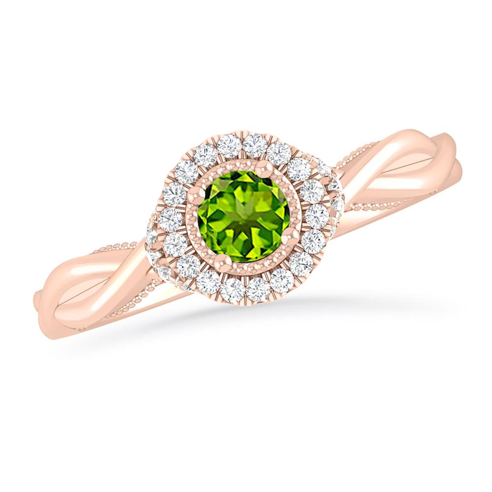 Rose Gold - Peridot