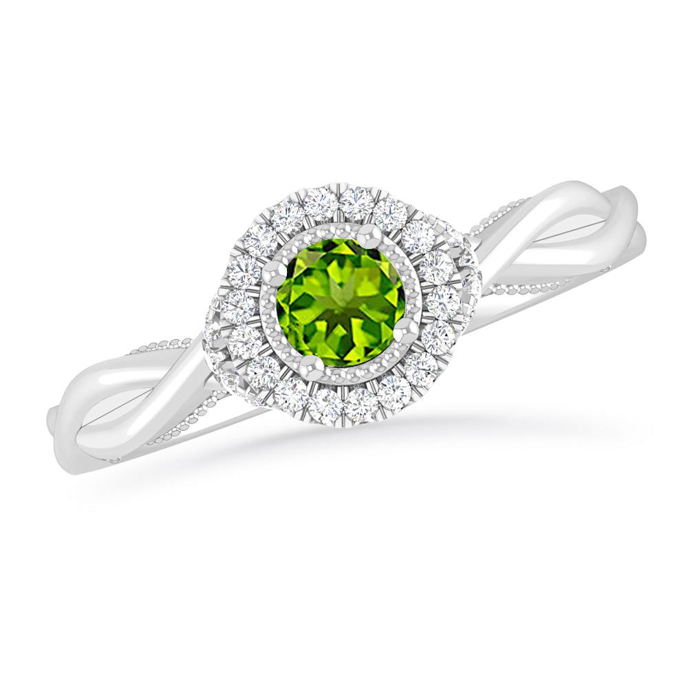 White Gold - Peridot