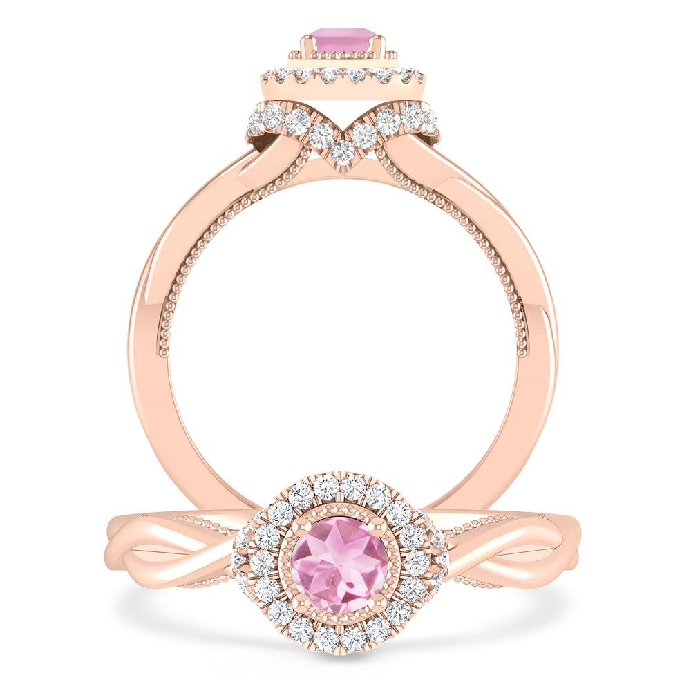 Rose Gold - Pink Tourmaline