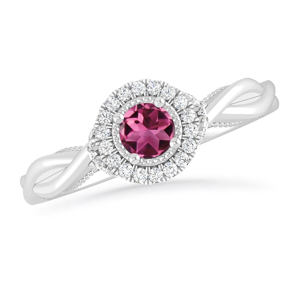 White Gold - Pink Tourmaline