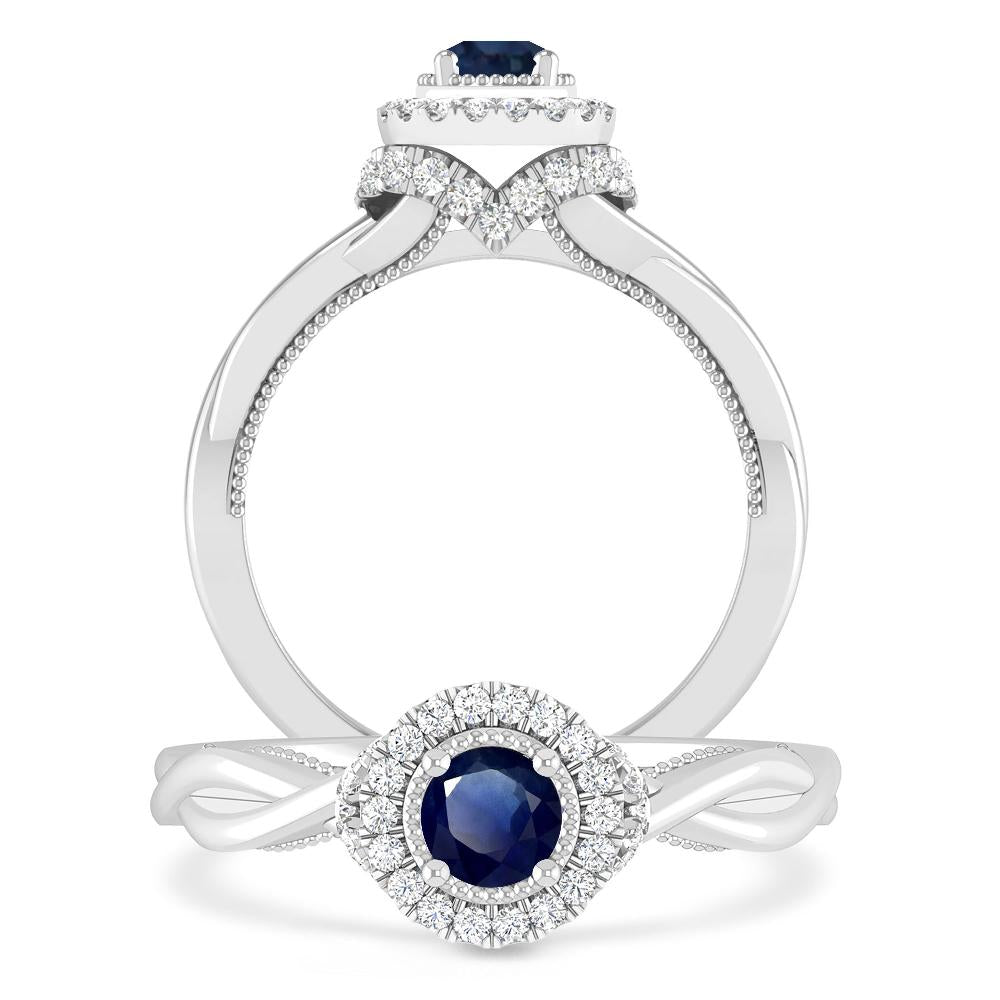 White Gold - Sapphire