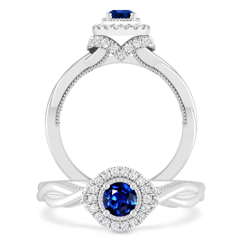 White Gold - Sapphire