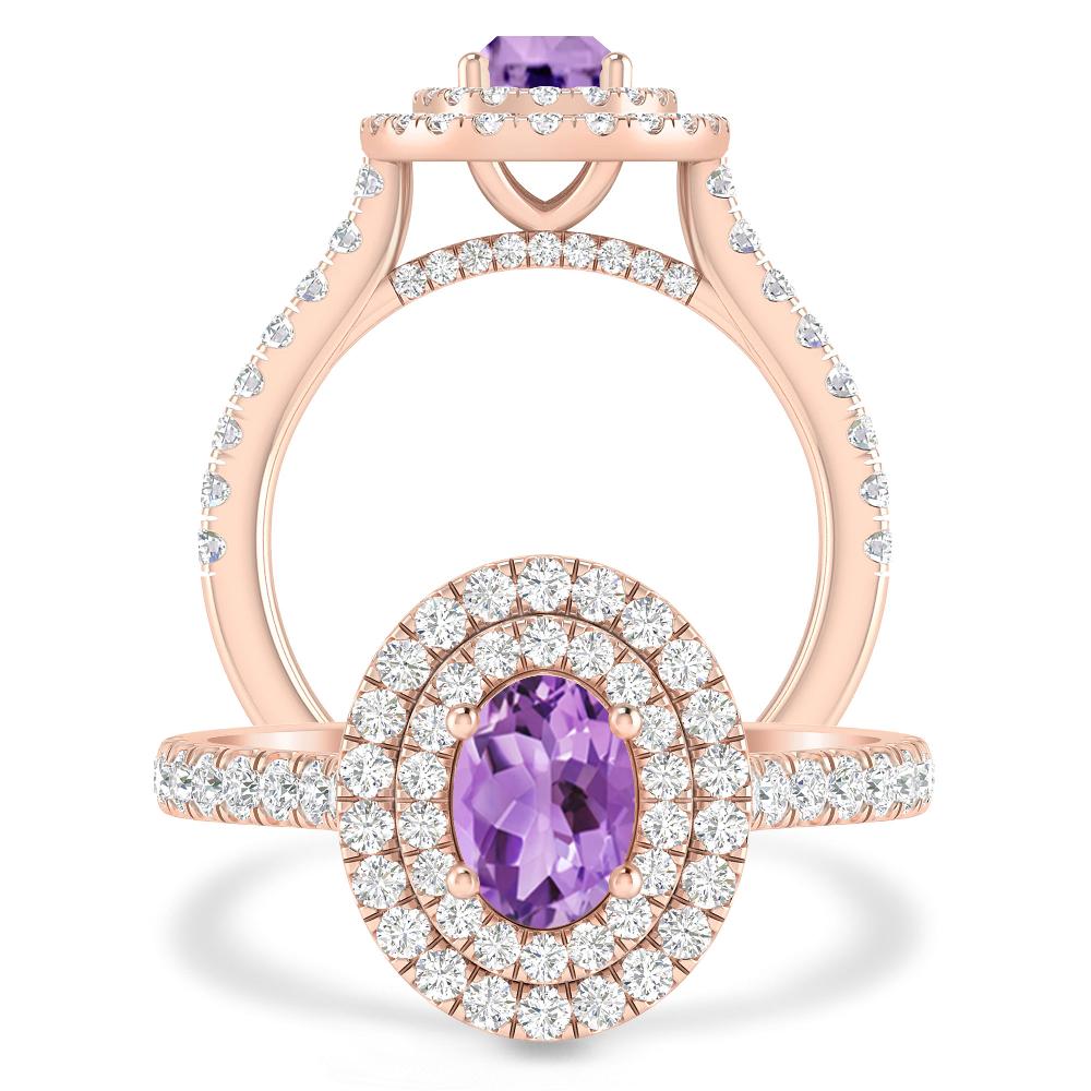 Rose Gold - Amethyst