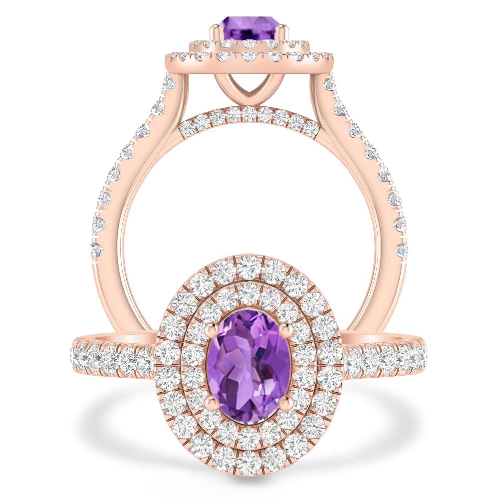 Rose Gold - Amethyst