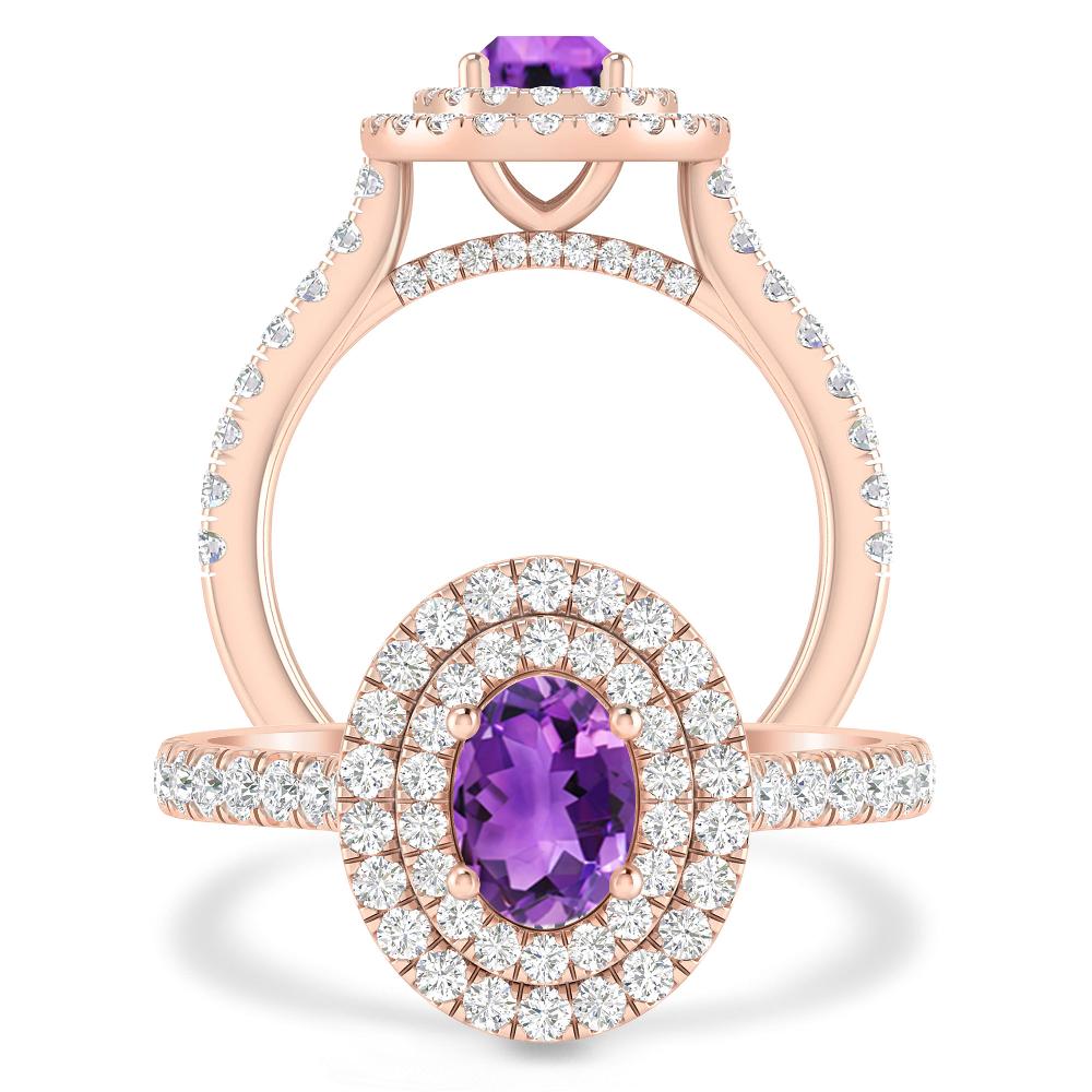 Rose Gold - Amethyst