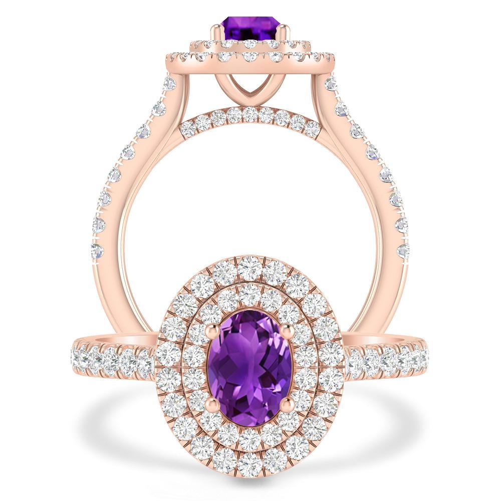 Rose Gold - Amethyst