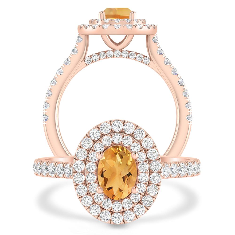 Rose Gold - Citrine