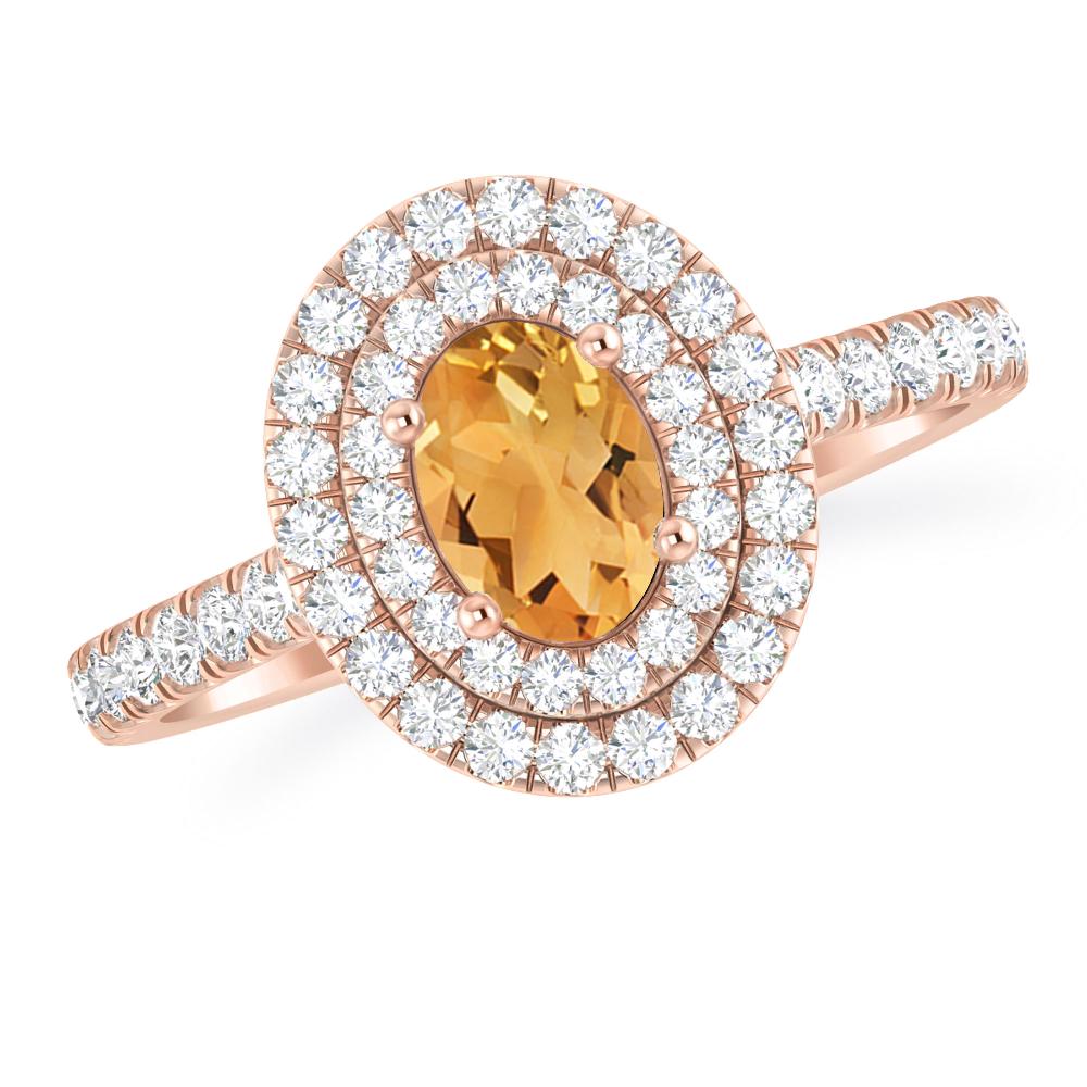 Rose Gold - Citrine