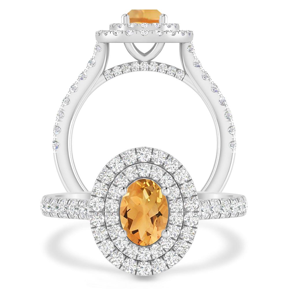 White Gold - Citrine