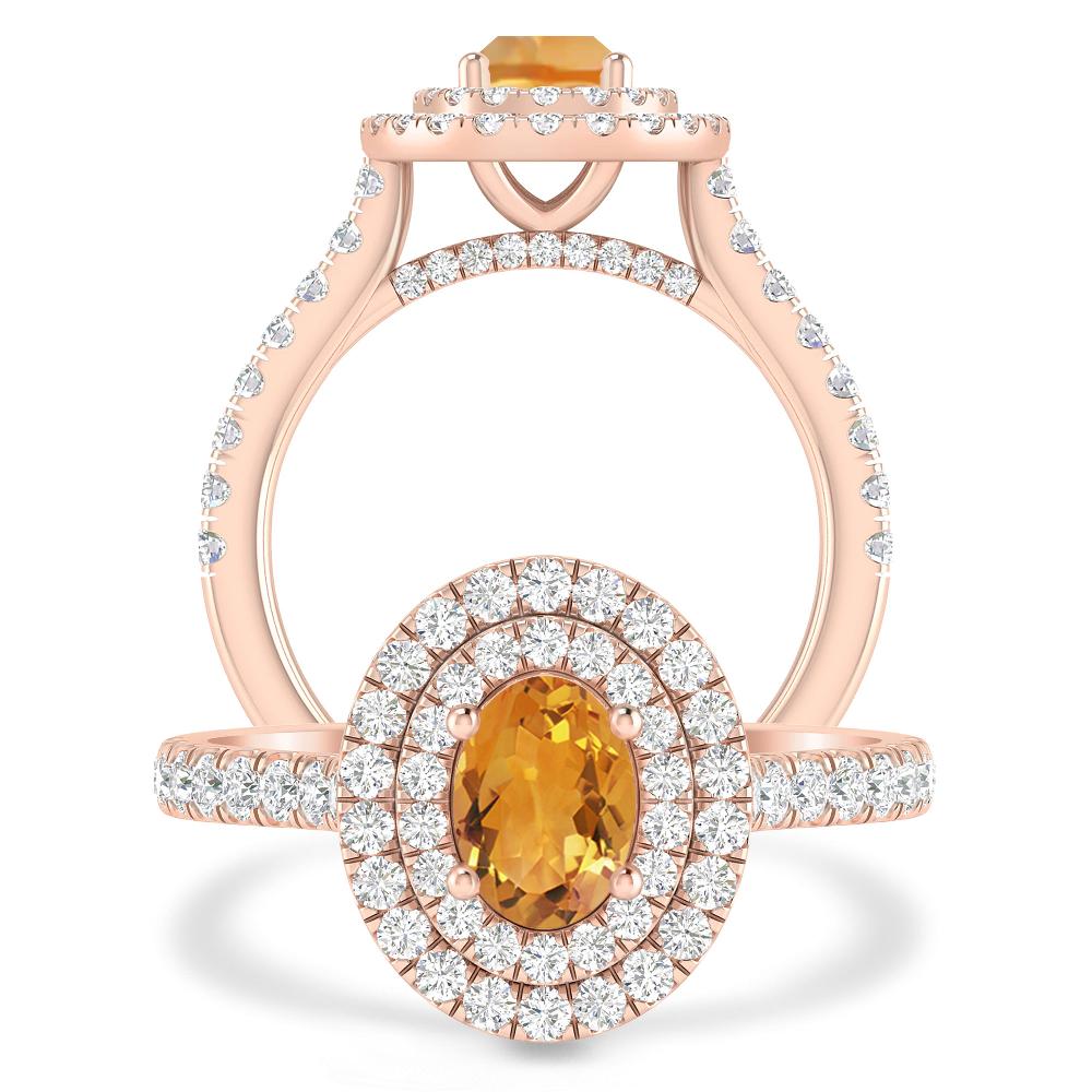 Rose Gold - Citrine