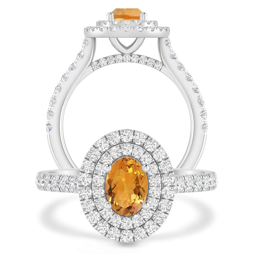 White Gold - Citrine