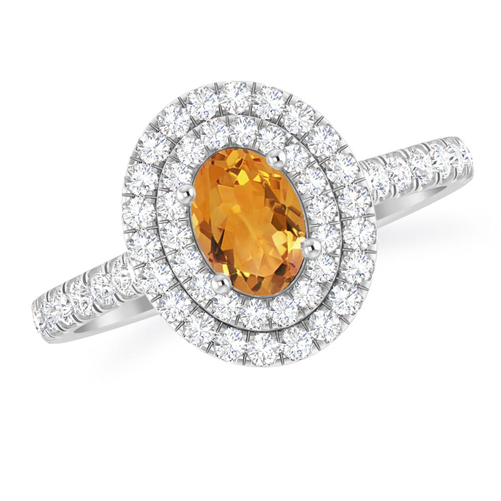 White Gold - Citrine