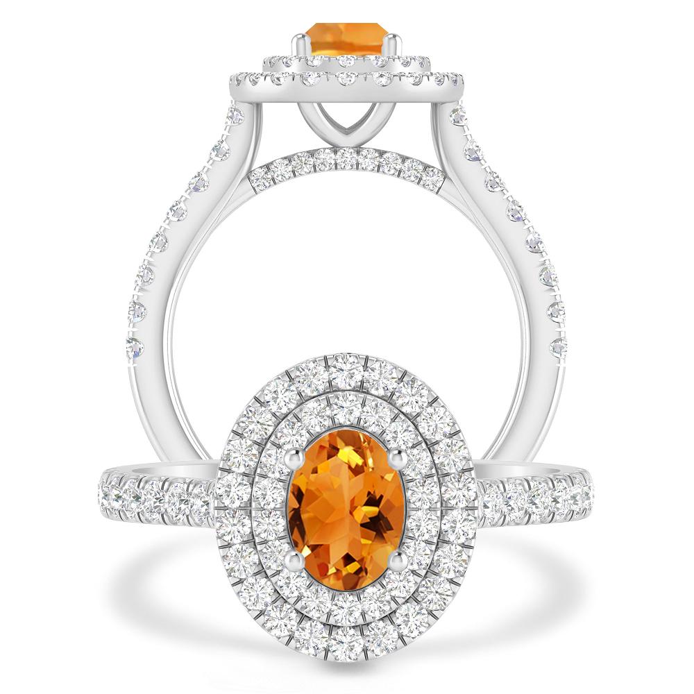 White Gold - Citrine