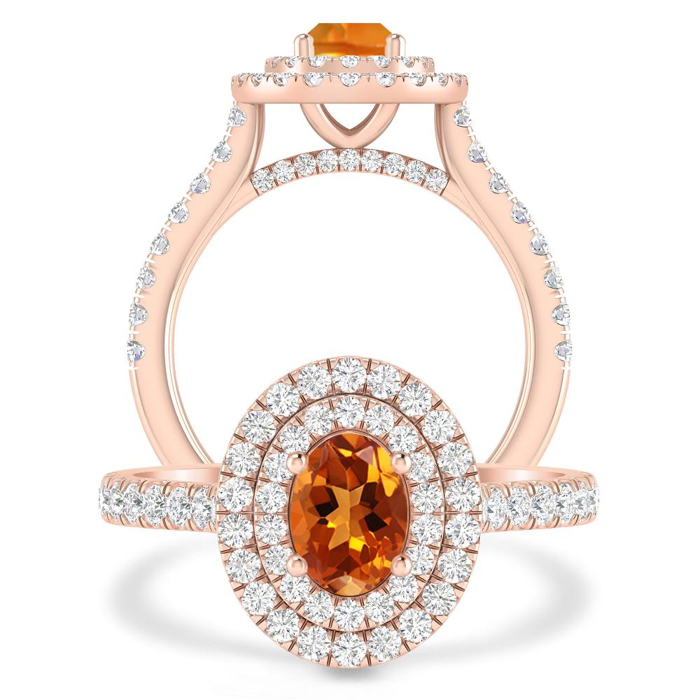 Rose Gold - Citrine