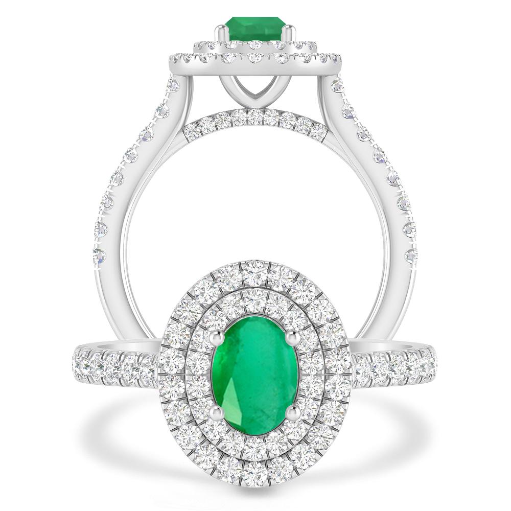 White Gold - Emerald