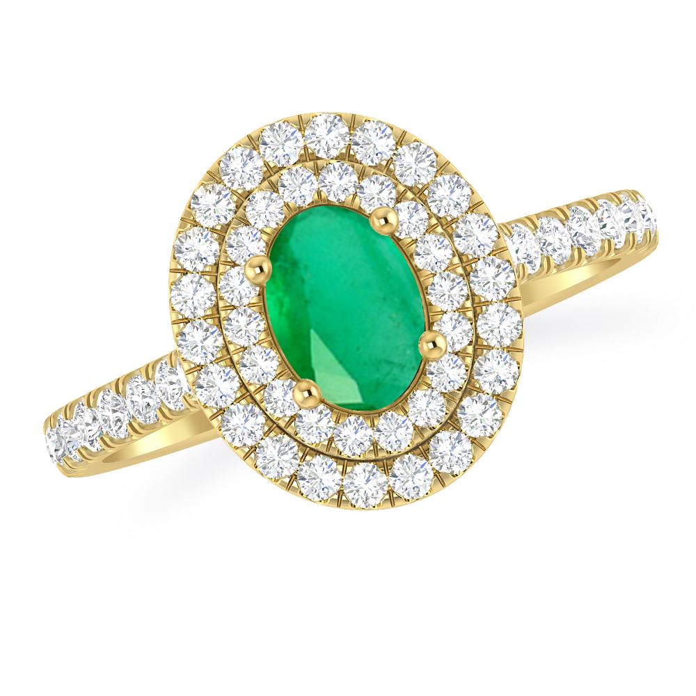 Yellow Gold - Emerald