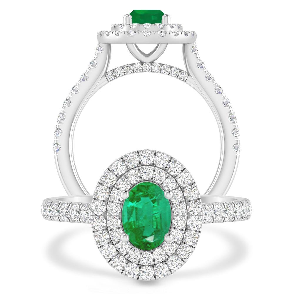 White Gold - Emerald