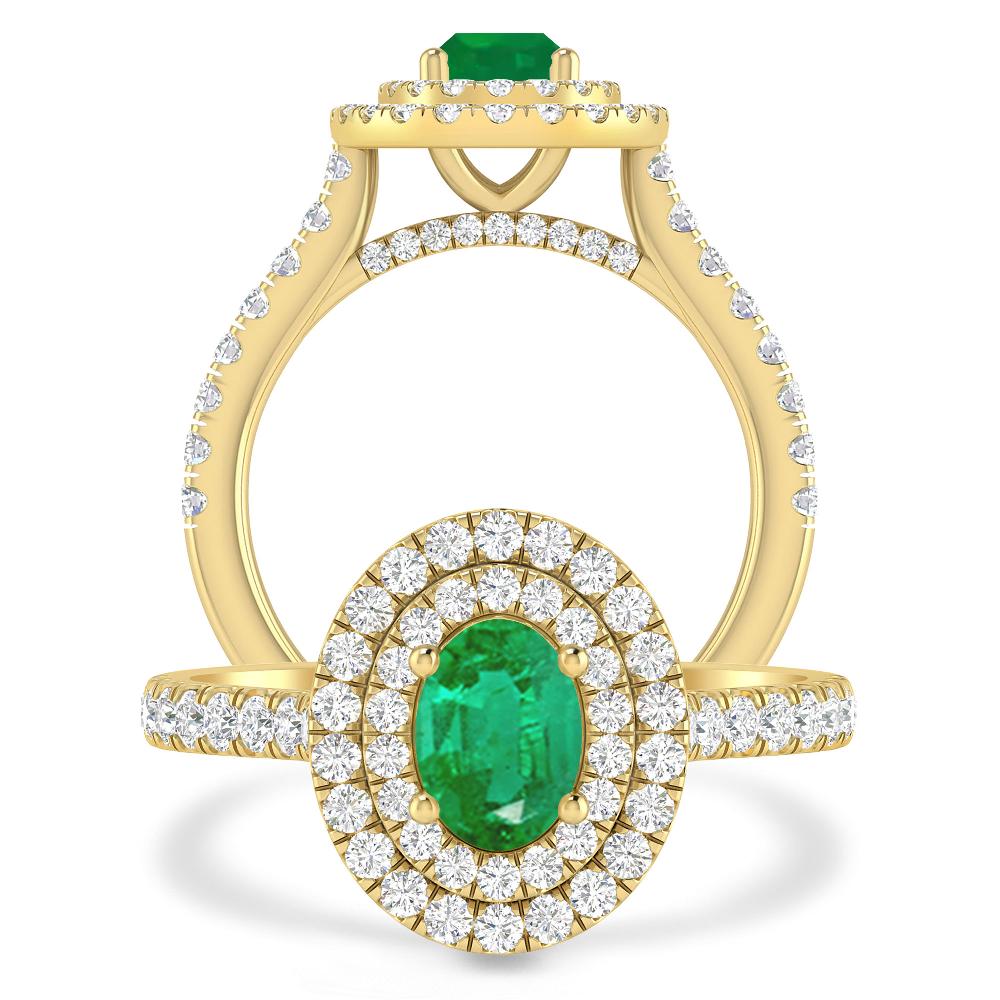 Yellow Gold - Emerald