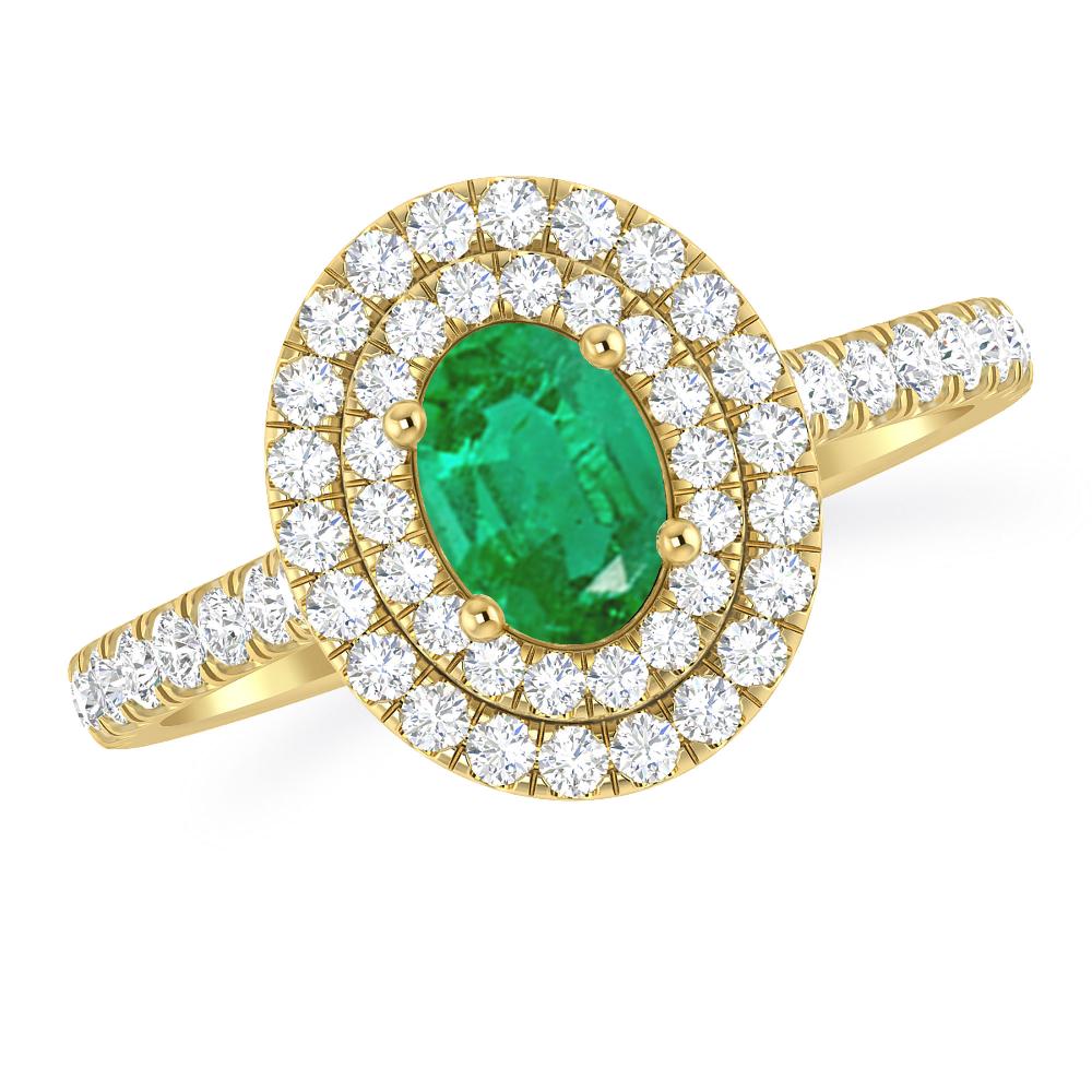 Yellow Gold - Emerald