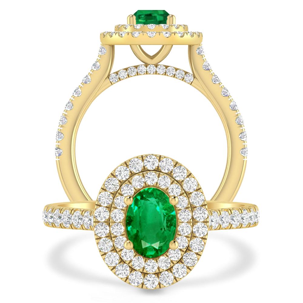 Yellow Gold - Emerald