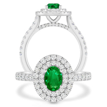 White Gold - Emerald