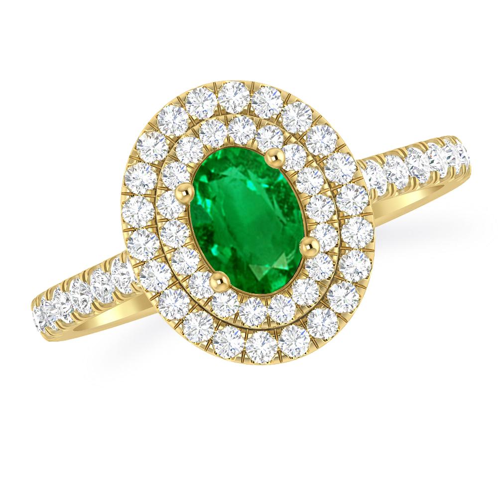 Yellow Gold - Emerald