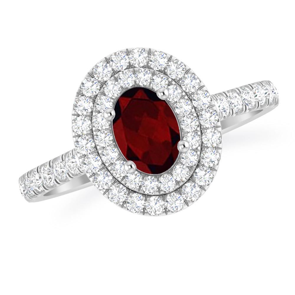 White Gold - Garnet