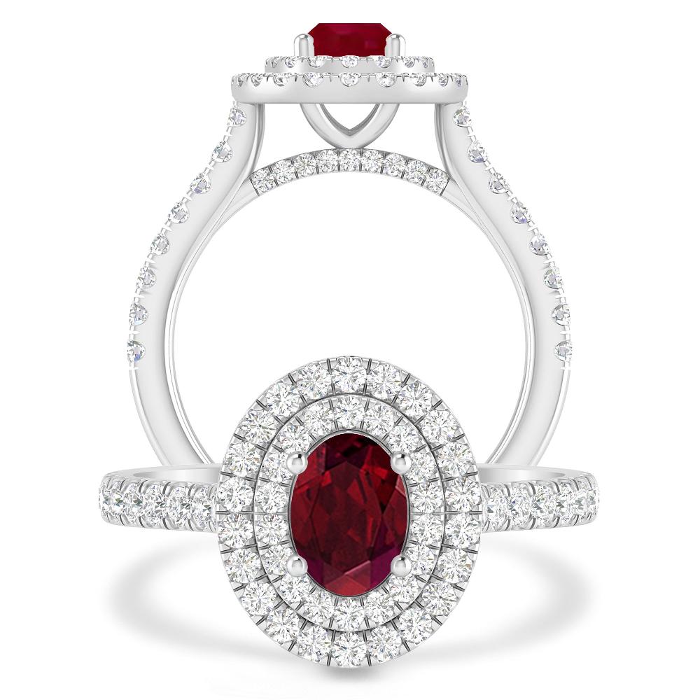 White Gold - Garnet