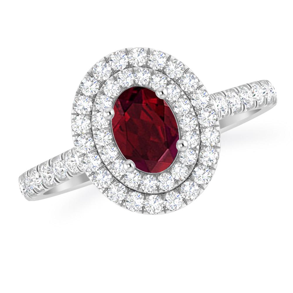 White Gold - Garnet