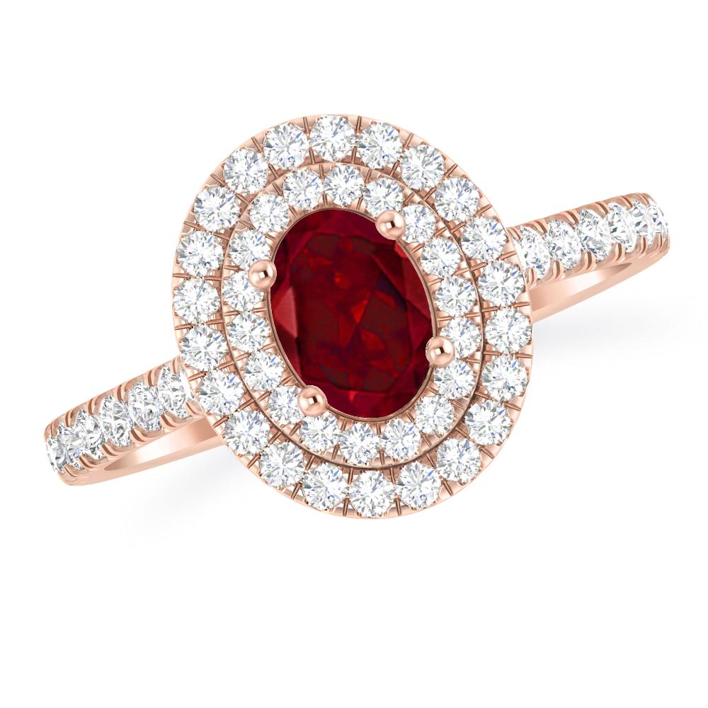 Rose Gold - Garnet