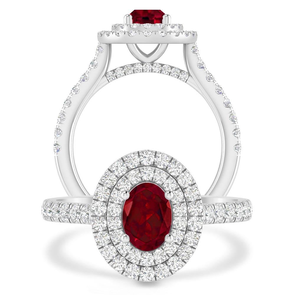 White Gold - Garnet