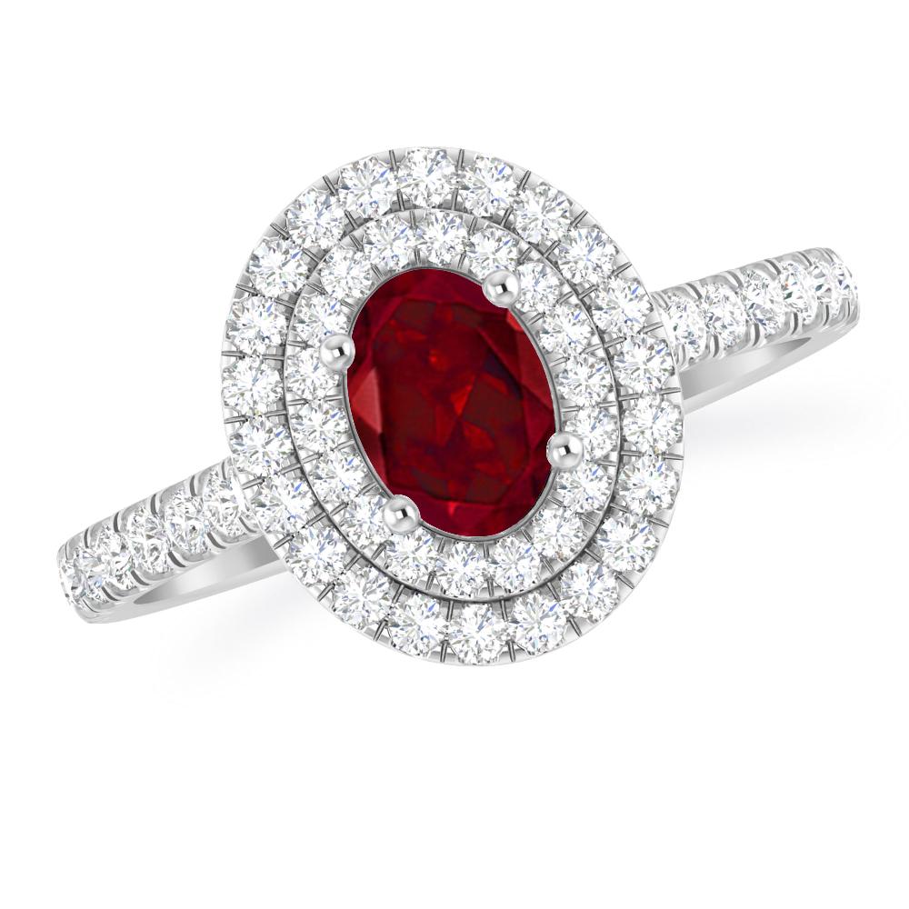 White Gold - Garnet