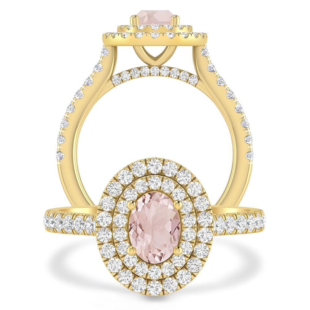 Yellow Gold - Morganite