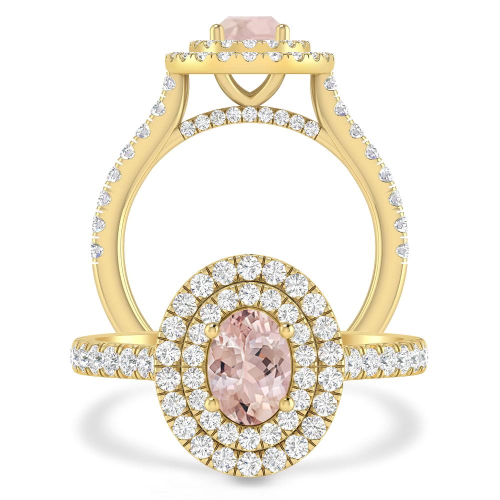 Yellow Gold - Morganite