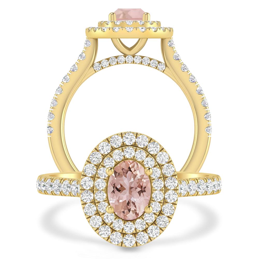 Yellow Gold - Morganite